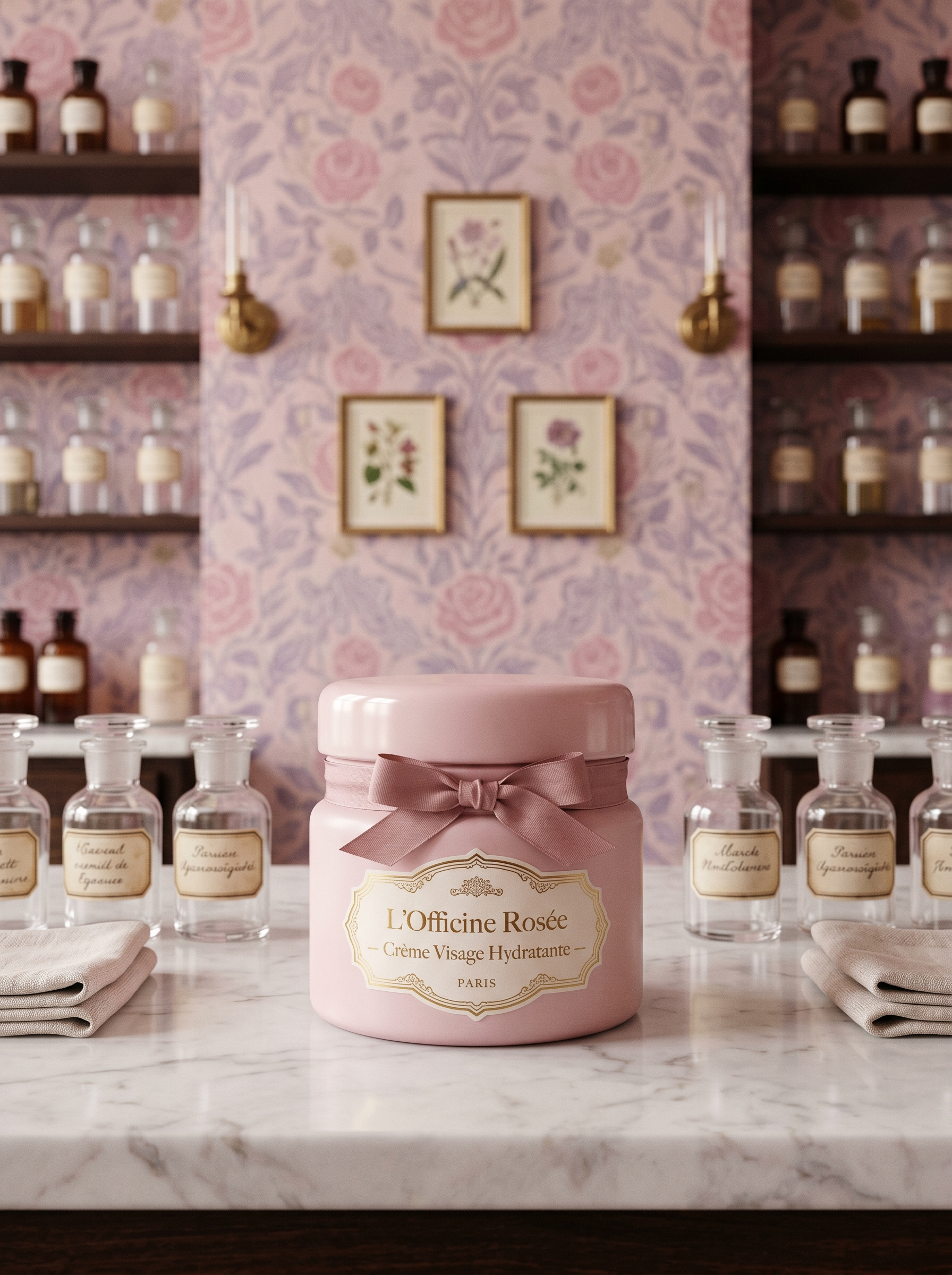Crème visage prestige  inspiration The Grand Budapest Hotel, méthode VIDA